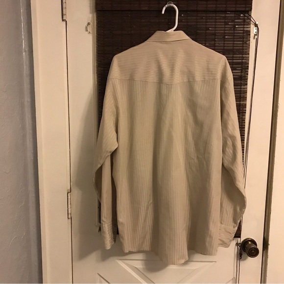 Roper Men's Long Solid Poplin L/S Shirt - Picture 3 of 4